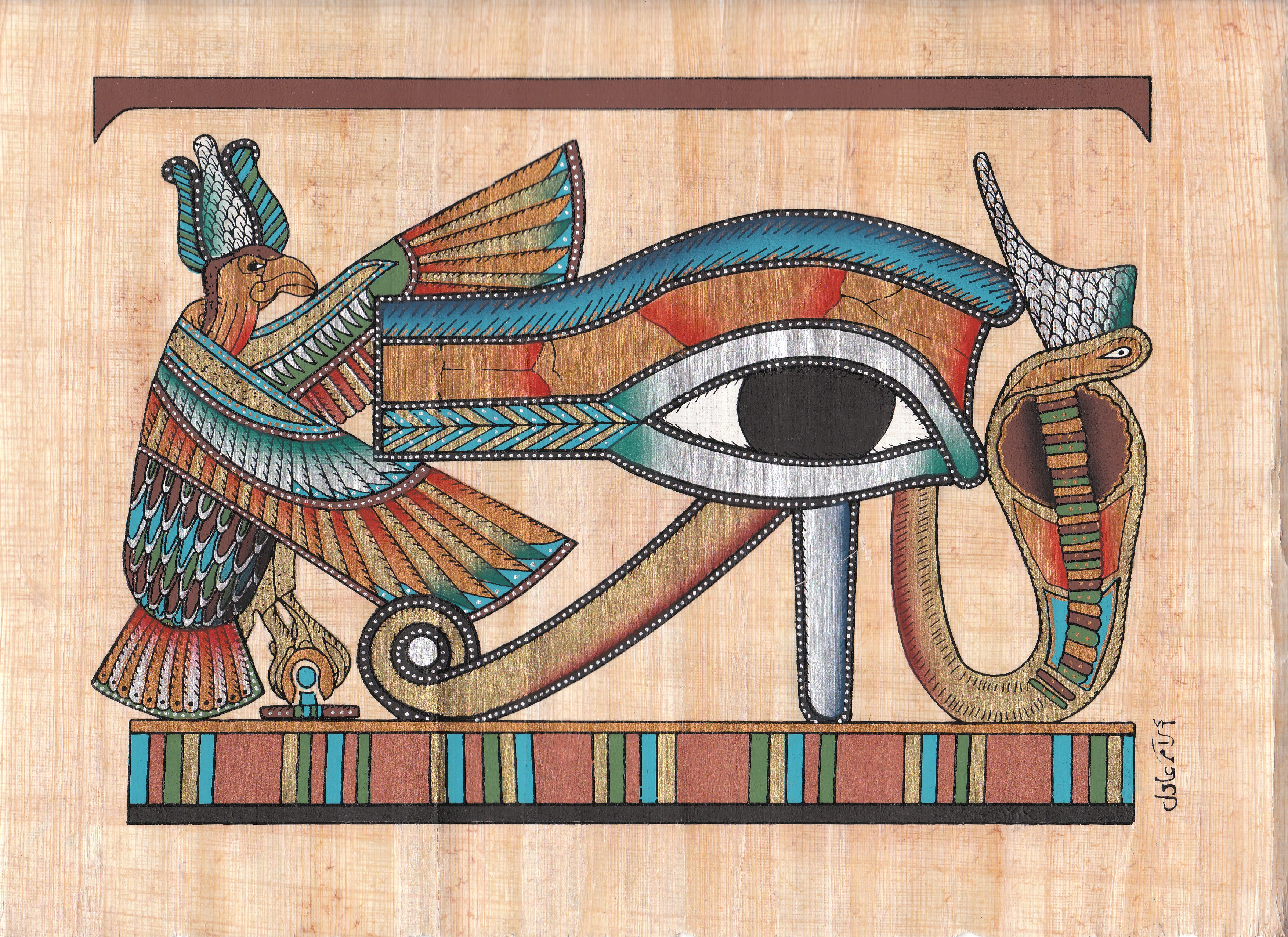 Affiche en papyrus