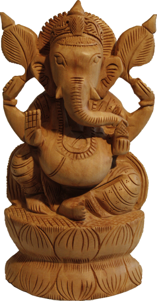 Ganesh en bois